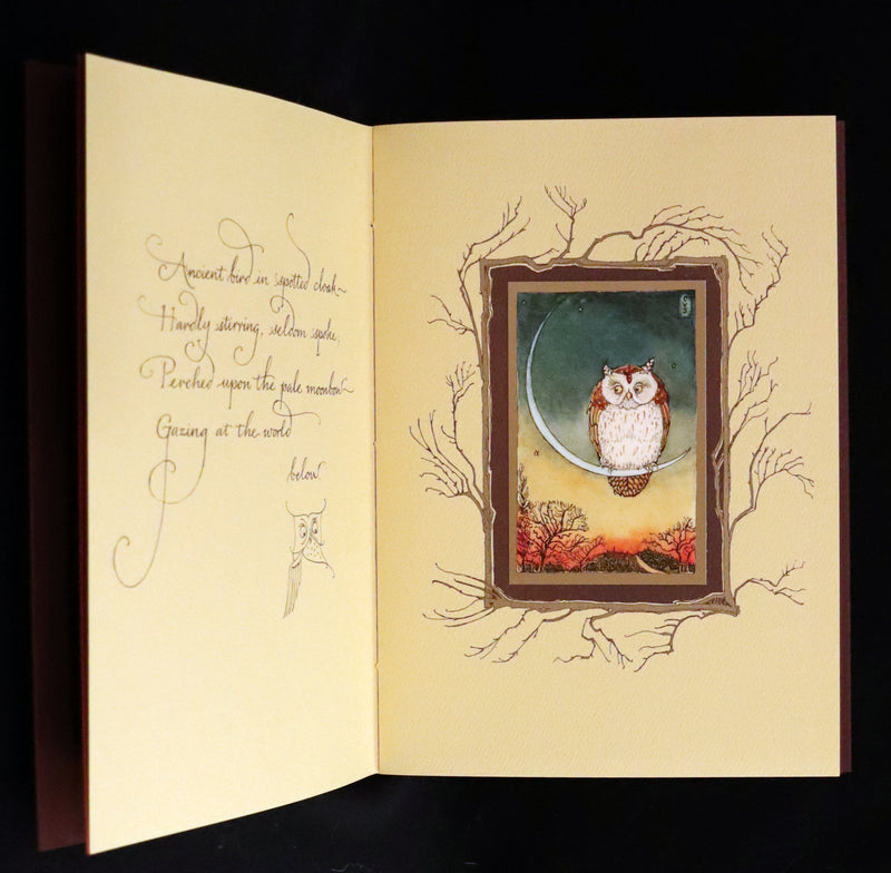 2012 Scarce Signed First Edition - Full Moon Eyes; An Ode to the Wisdom and Forbearance of Owls by Charles Van Sandwyk.
