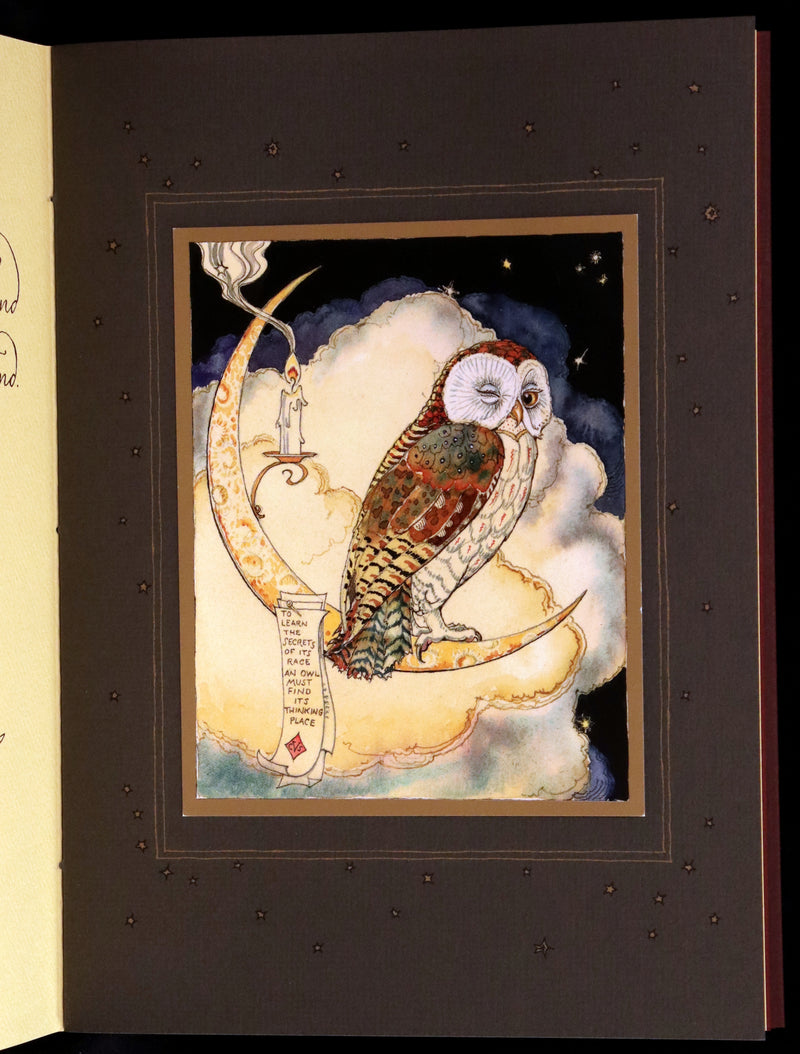 2012 Scarce Signed First Edition - Full Moon Eyes; An Ode to the Wisdom and Forbearance of Owls by Charles Van Sandwyk.