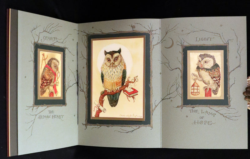 2012 Scarce Signed First Edition - Full Moon Eyes; An Ode to the Wisdom and Forbearance of Owls by Charles Van Sandwyk.