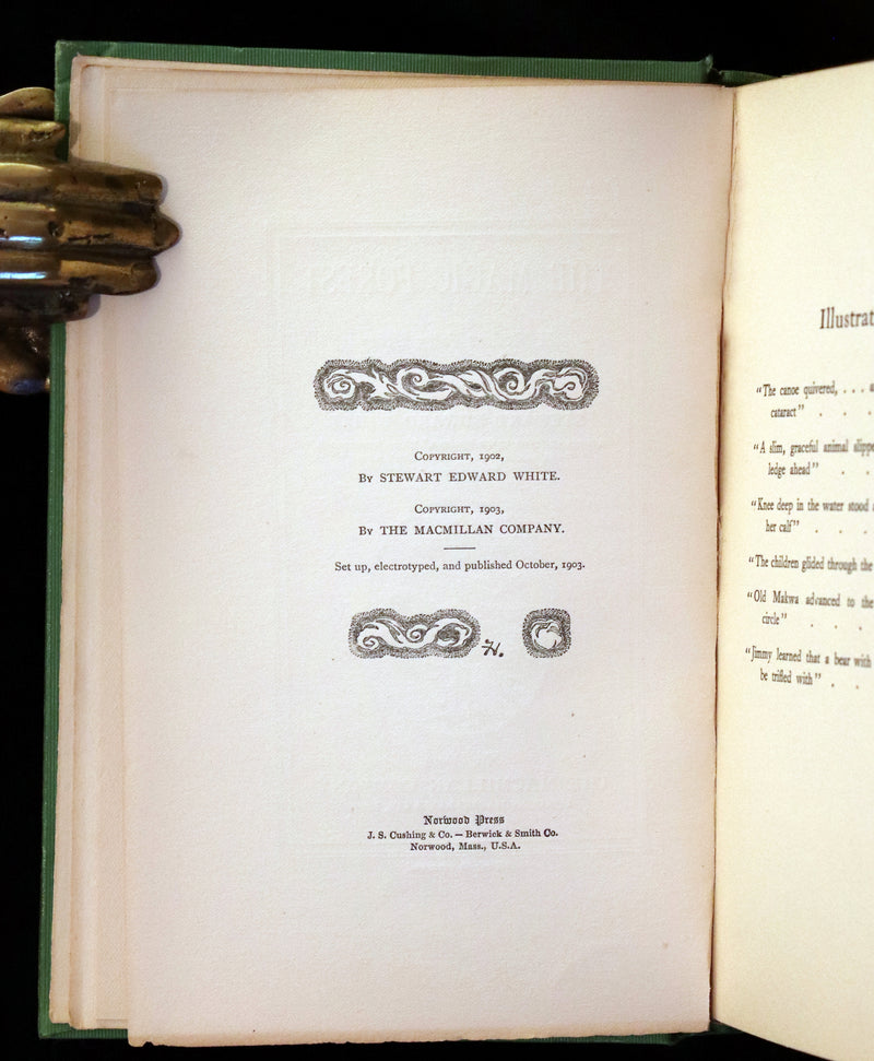 1903 Scarce First Edition - The Magic Forest, A Modern Somnambulist Fairy Story by Stewart Edward White.