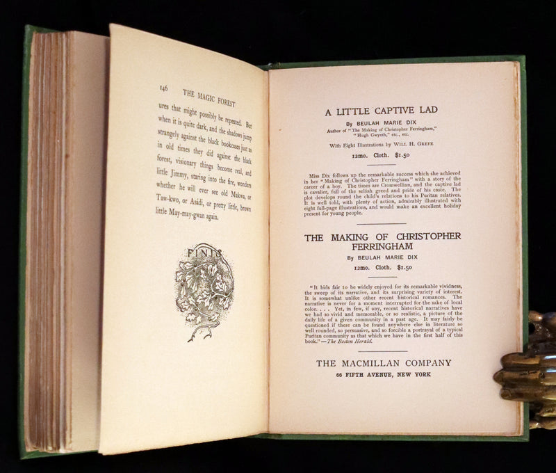 1903 Scarce First Edition - The Magic Forest, A Modern Somnambulist Fairy Story by Stewart Edward White.