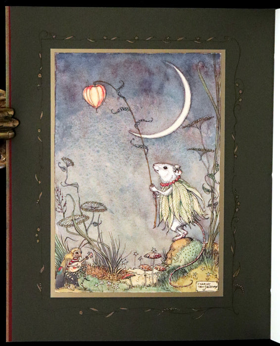 2009 Scarce First Edition - The Fairy Market by Charles van Sandwyk dedicated to Arthur Rackham.