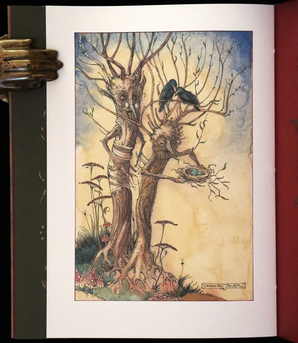 2009 Scarce First Edition - The Fairy Market by Charles van Sandwyk dedicated to Arthur Rackham.