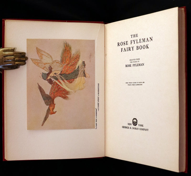 1923 Rare First Edition - The Rose Fyleman Fairy Book Illustrated by Hilda T. Miller.