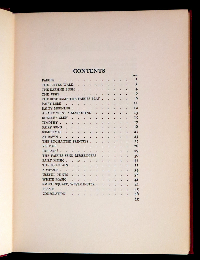 1923 Rare First Edition - The Rose Fyleman Fairy Book Illustrated by Hilda T. Miller.