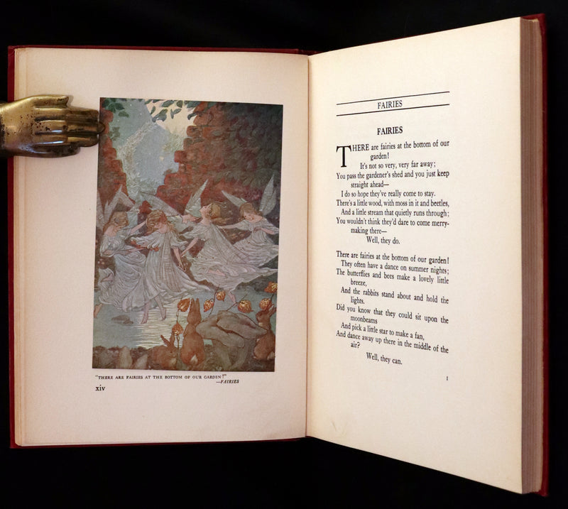 1923 Rare First Edition - The Rose Fyleman Fairy Book Illustrated by Hilda T. Miller.