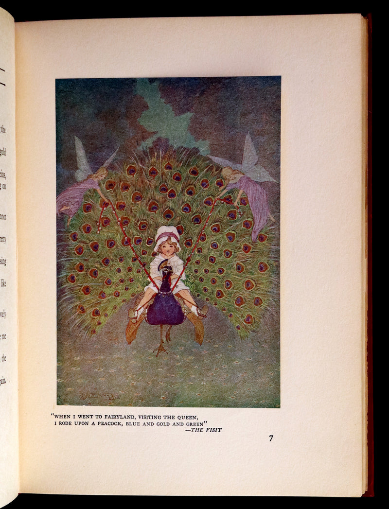 1923 Rare First Edition - The Rose Fyleman Fairy Book Illustrated by Hilda T. Miller.