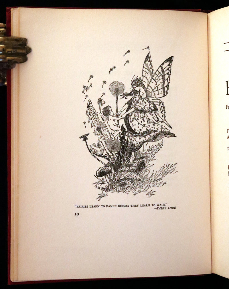 1923 Rare First Edition - The Rose Fyleman Fairy Book Illustrated by Hilda T. Miller.
