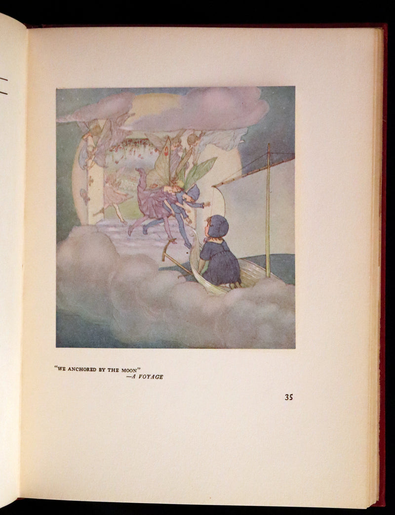 1923 Rare First Edition - The Rose Fyleman Fairy Book Illustrated by Hilda T. Miller.