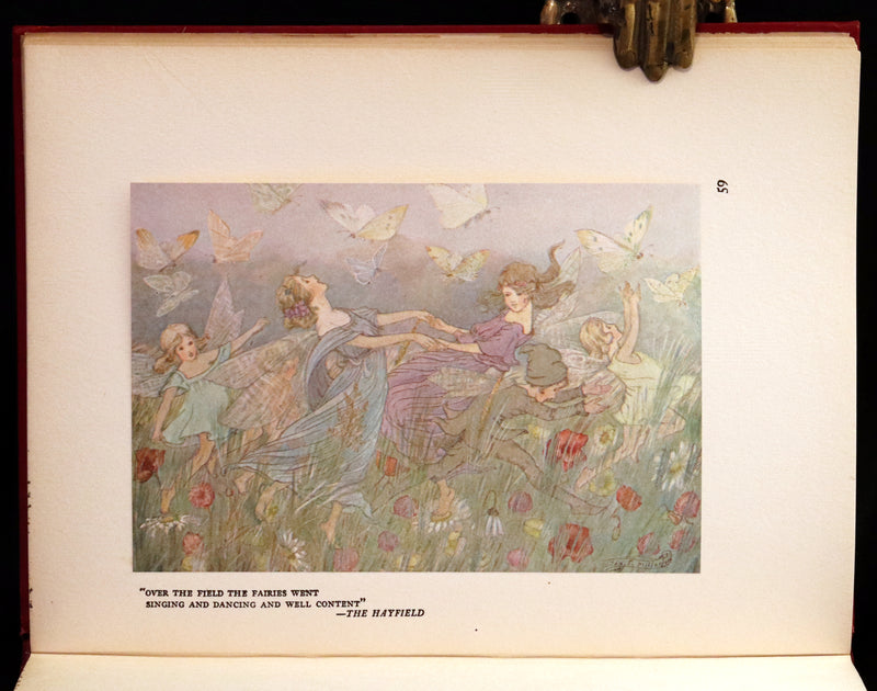 1923 Rare First Edition - The Rose Fyleman Fairy Book Illustrated by Hilda T. Miller.