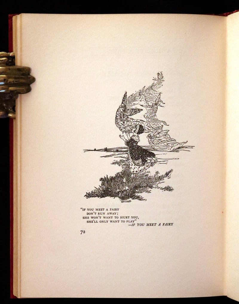 1923 Rare First Edition - The Rose Fyleman Fairy Book Illustrated by Hilda T. Miller.