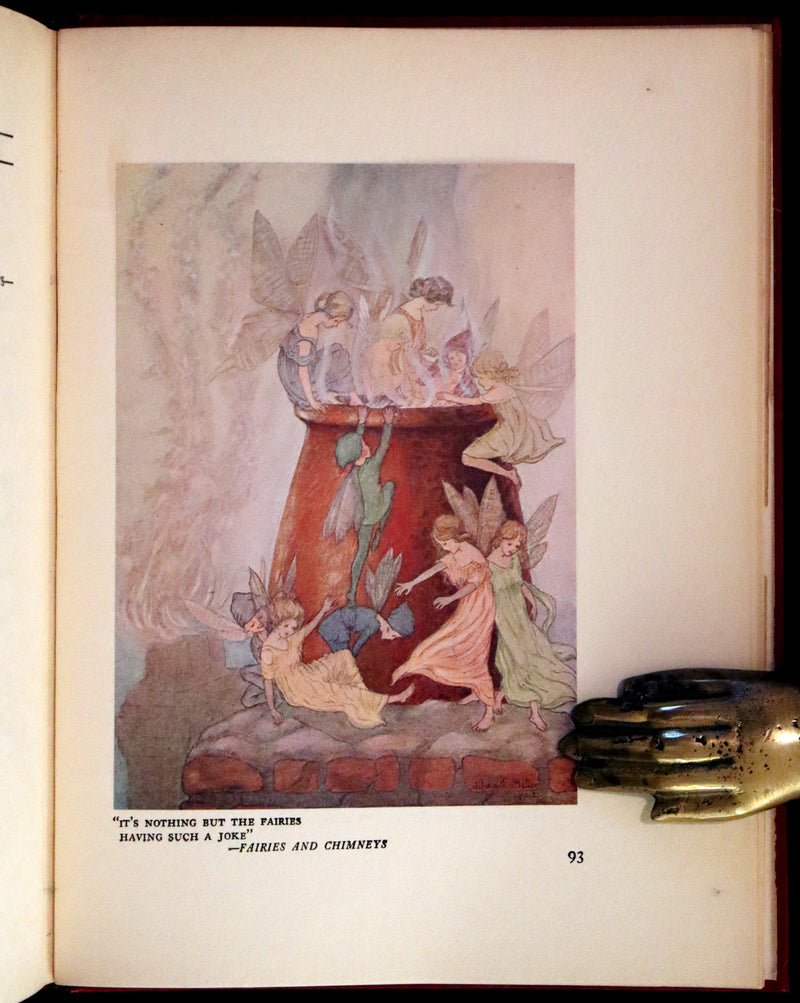 1923 Rare First Edition - The Rose Fyleman Fairy Book Illustrated by Hilda T. Miller.