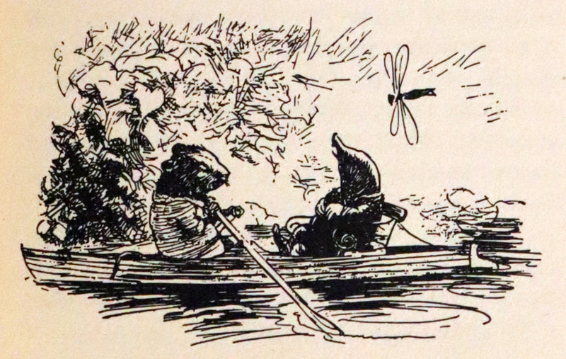 1933 First US Edition Illustrated by Shepard & bound by Bayntun - THE WIND IN THE WILLOWS.