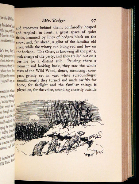 1933 First US Edition Illustrated by Shepard & bound by Bayntun - THE WIND IN THE WILLOWS.