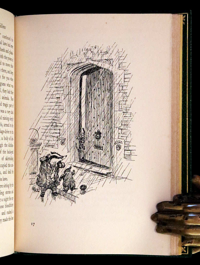 1933 First US Edition Illustrated by Shepard & bound by Bayntun - THE WIND IN THE WILLOWS.