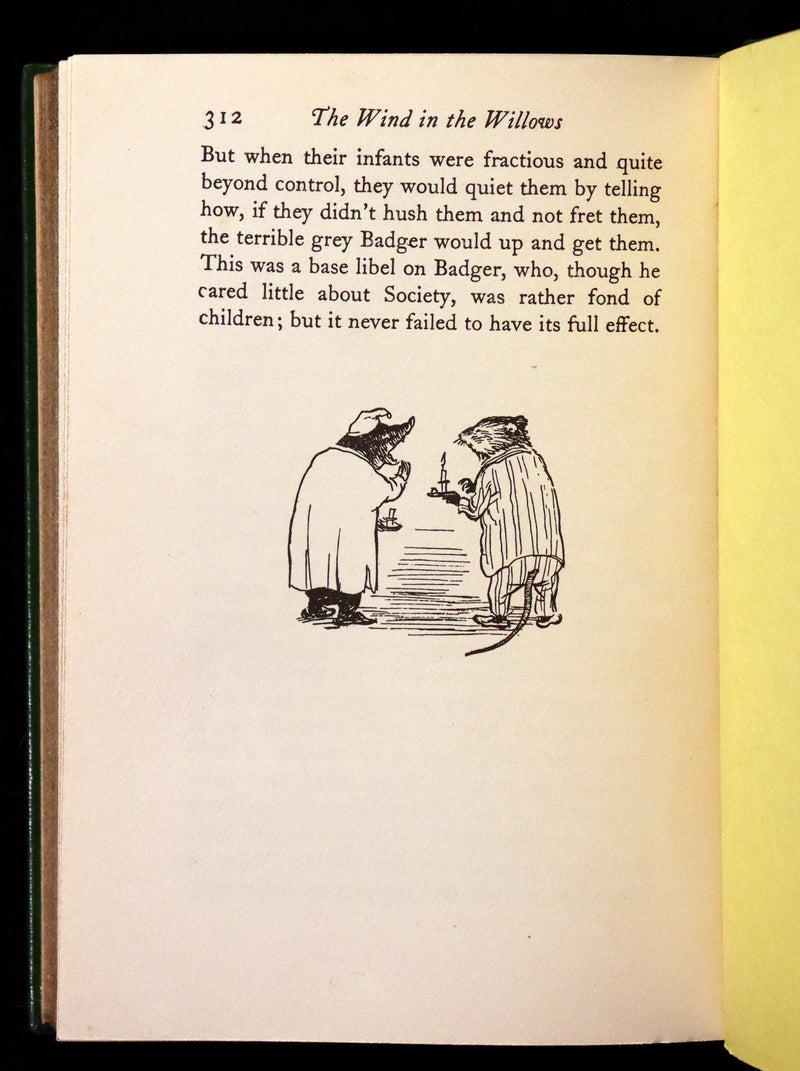 1933 First US Edition Illustrated by Shepard & bound by Bayntun - THE WIND IN THE WILLOWS.