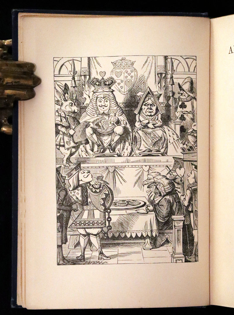 1910 Rare Edition in Blue - ALICE'S ADVENTURES IN WONDERLAND by Lewis Carroll.