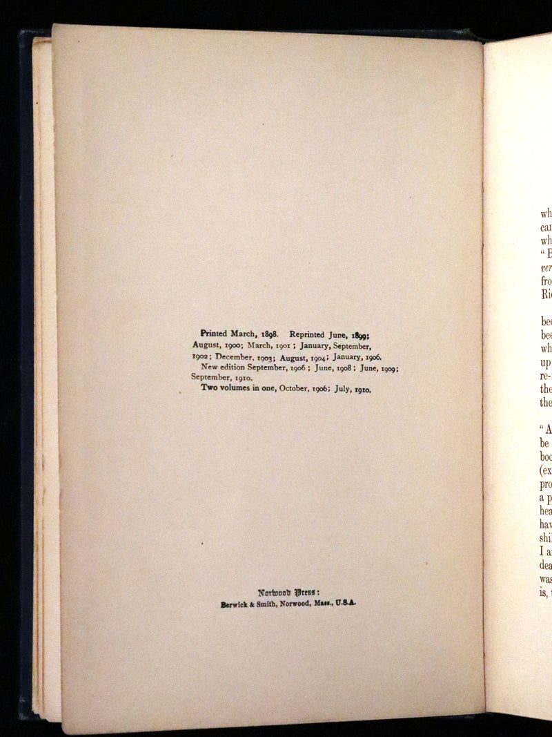 1910 Rare Edition in Blue - ALICE'S ADVENTURES IN WONDERLAND by Lewis Carroll.