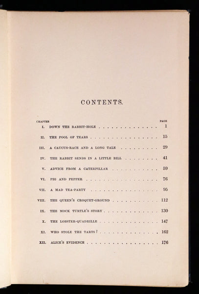 1910 Rare Edition in Blue - ALICE'S ADVENTURES IN WONDERLAND by Lewis ...