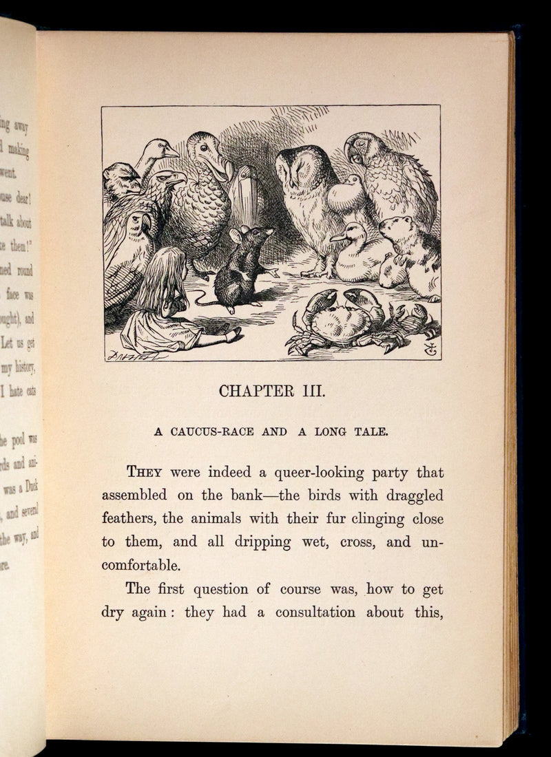 1910 Rare Edition in Blue - ALICE'S ADVENTURES IN WONDERLAND by Lewis Carroll.