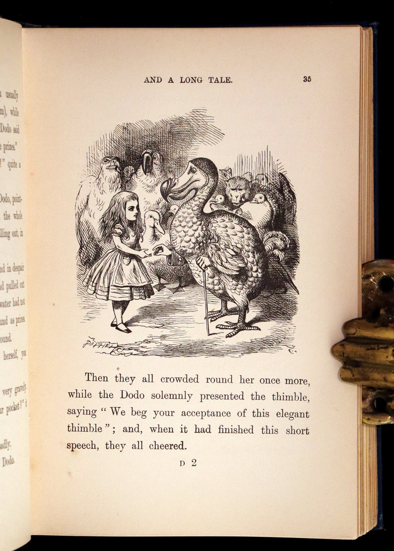 1910 Rare Edition in Blue - ALICE'S ADVENTURES IN WONDERLAND by Lewis Carroll.