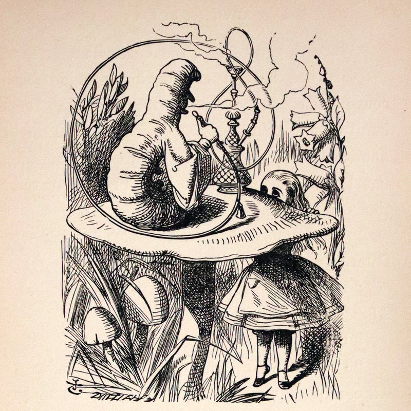 1910 Rare Edition in Blue - ALICE'S ADVENTURES IN WONDERLAND by Lewis Carroll.