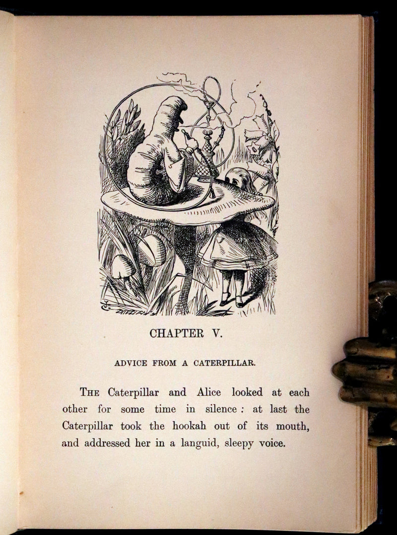1910 Rare Edition in Blue - ALICE'S ADVENTURES IN WONDERLAND by Lewis Carroll.