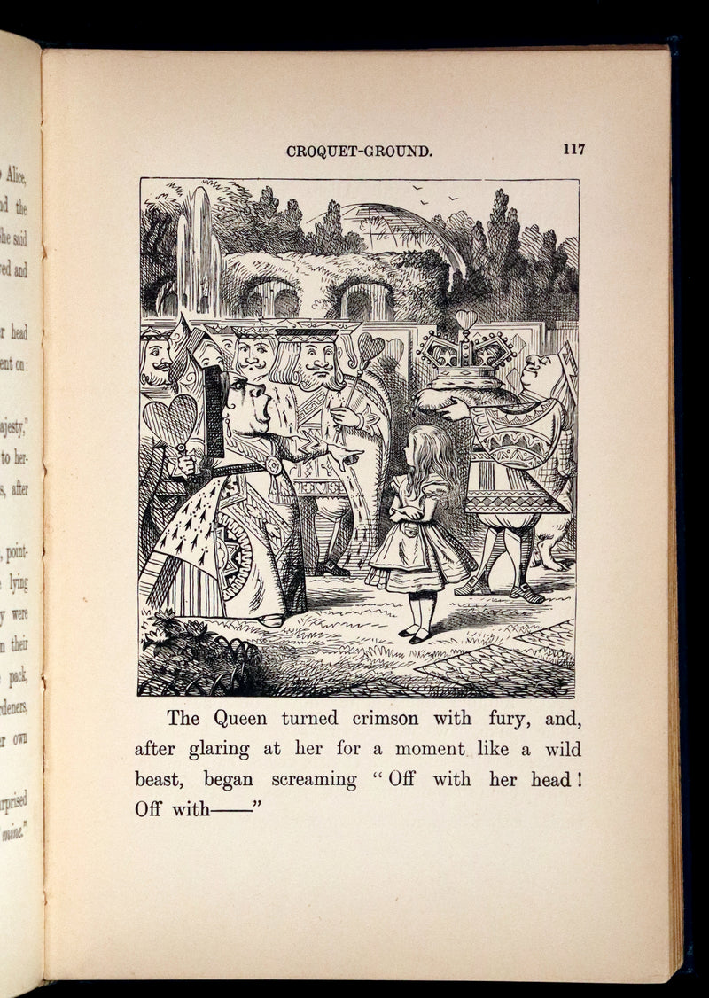 1910 Rare Edition in Blue - ALICE'S ADVENTURES IN WONDERLAND by Lewis Carroll.
