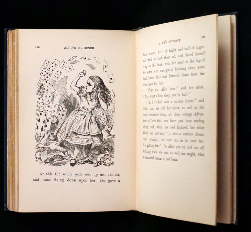 1910 Rare Edition in Blue - ALICE'S ADVENTURES IN WONDERLAND by Lewis Carroll.