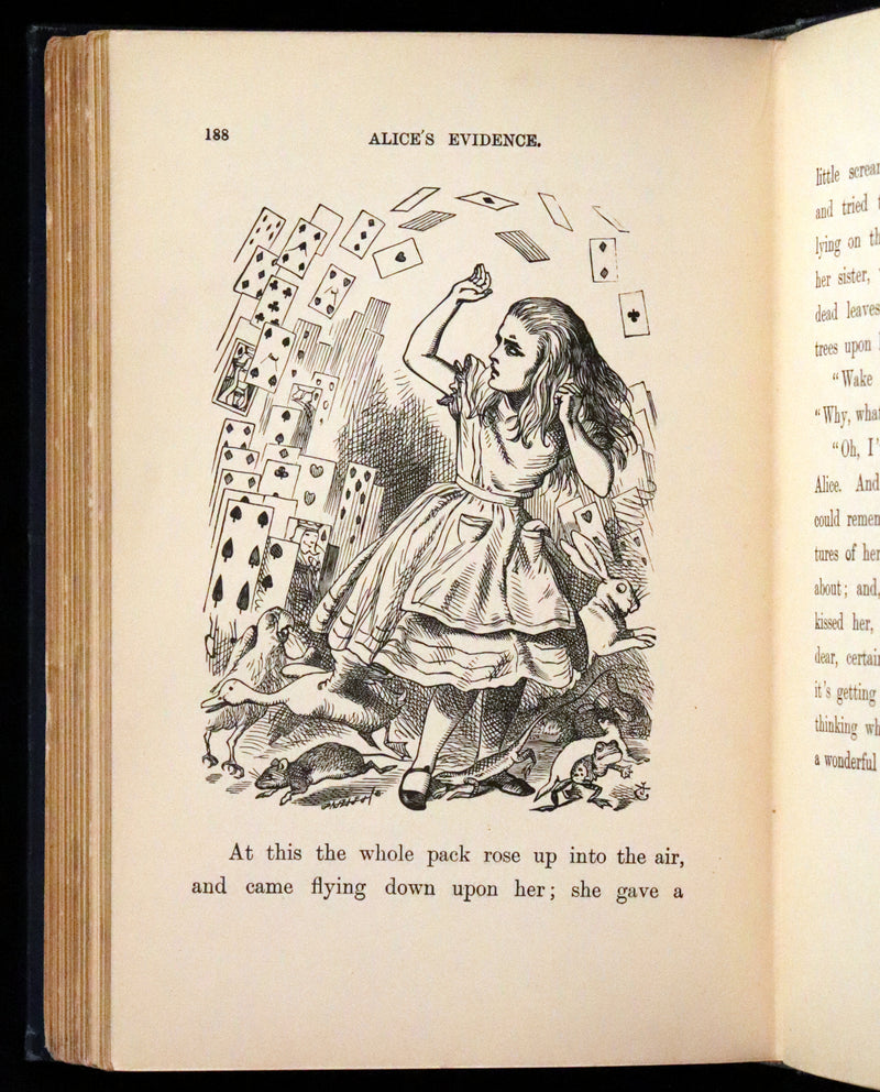 1910 Rare Edition in Blue - ALICE'S ADVENTURES IN WONDERLAND by Lewis Carroll.