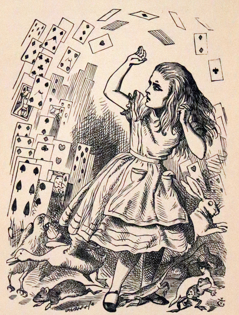 1910 Rare Edition in Blue - ALICE'S ADVENTURES IN WONDERLAND by Lewis Carroll.