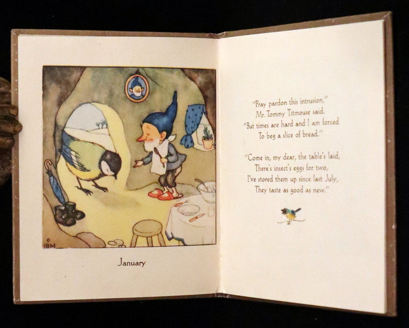 1942 Rare First US Edition - THE GNOME'S ALMANACK by Ida Bohatta translated by June Head.