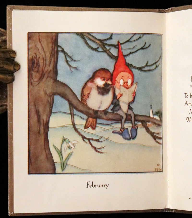 1942 Rare First US Edition - THE GNOME'S ALMANACK by Ida Bohatta translated by June Head.