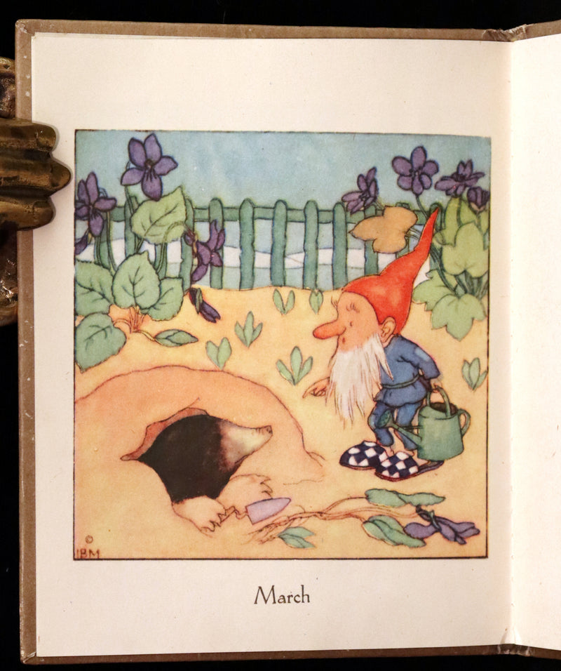 1942 Rare First US Edition - THE GNOME'S ALMANACK by Ida Bohatta translated by June Head.
