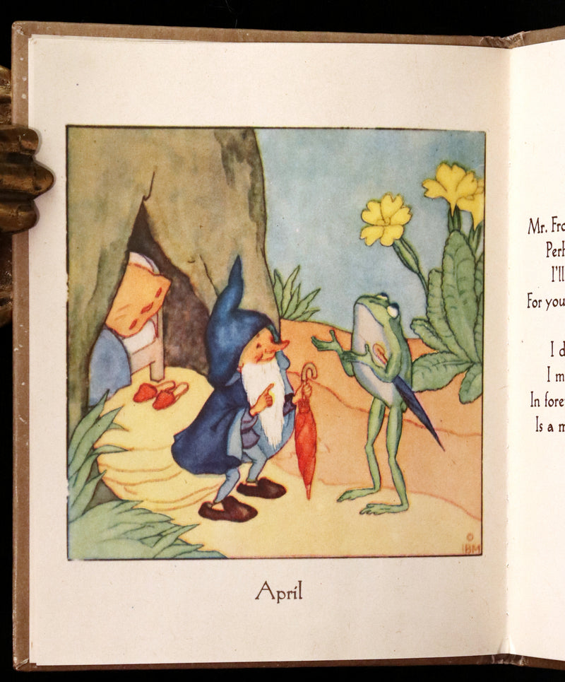 1942 Rare First US Edition - THE GNOME'S ALMANACK by Ida Bohatta translated by June Head.