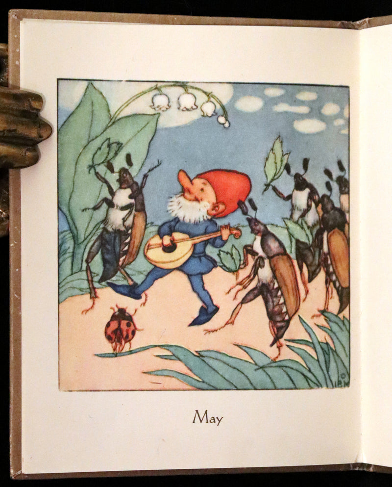 1942 Rare First US Edition - THE GNOME'S ALMANACK by Ida Bohatta translated by June Head.