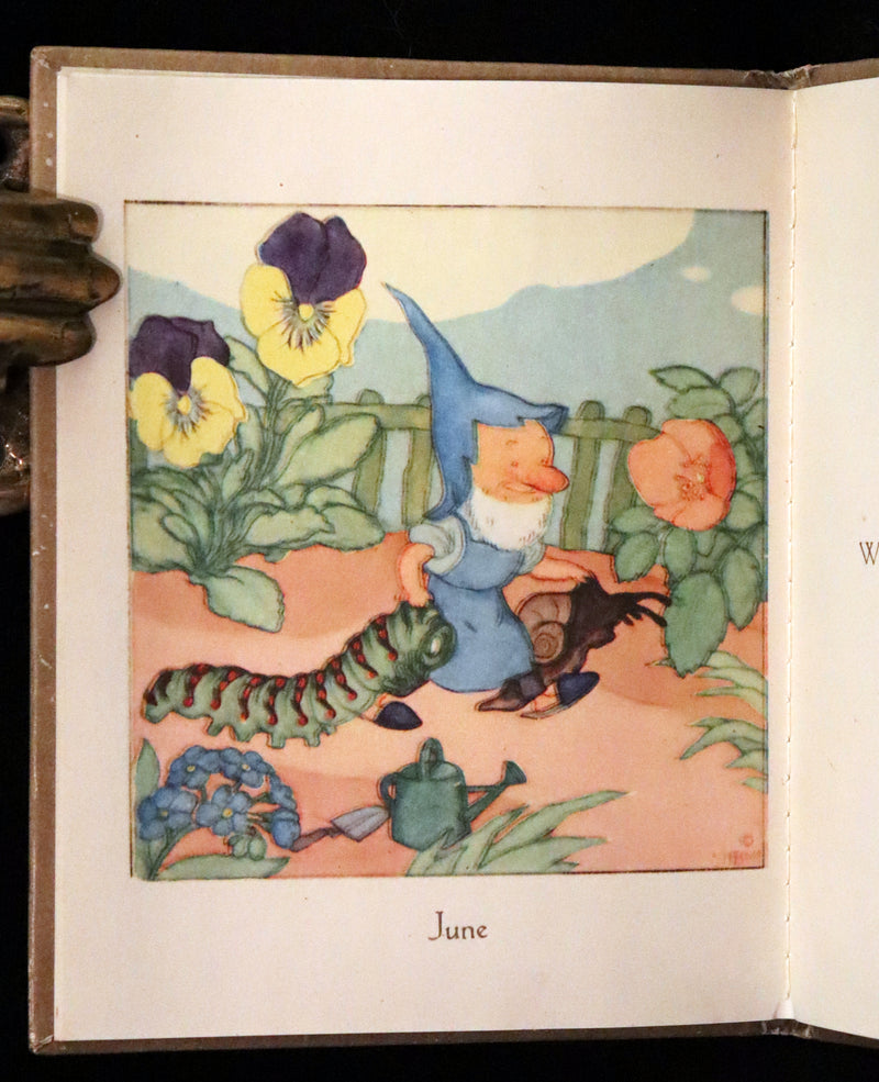 1942 Rare First US Edition - THE GNOME'S ALMANACK by Ida Bohatta translated by June Head.