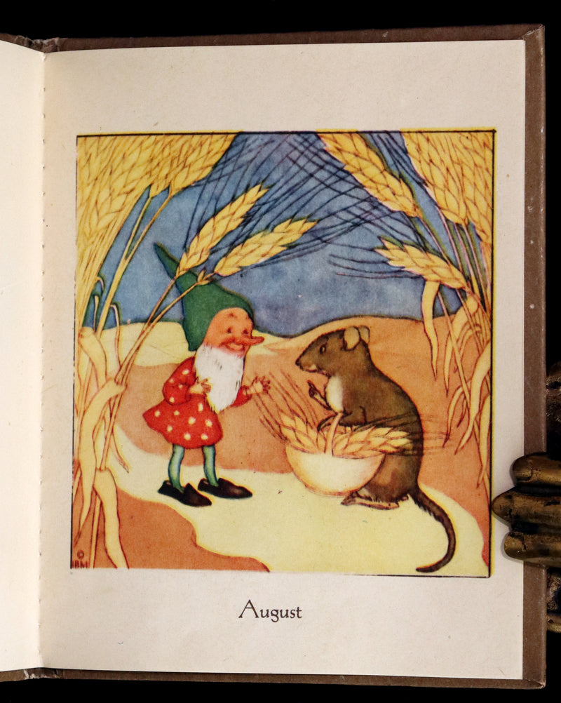 1942 Rare First US Edition - THE GNOME'S ALMANACK by Ida Bohatta translated by June Head.