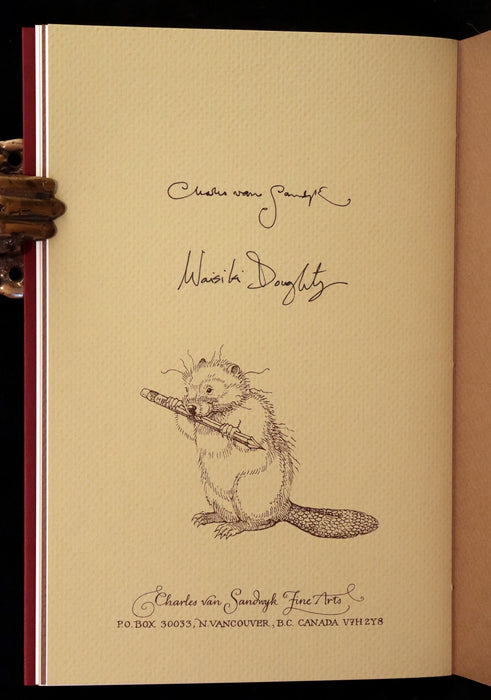 2009 Rare Signed Book - Canadian Content by Charles Van Sandwyk.