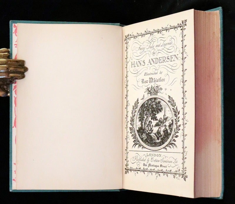 1935 Rared First Rex Whistler Illustrated Edition - Hans Andersen Fairy Tales and Legends.