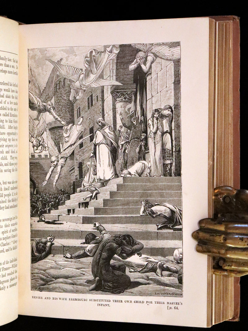 1891 Scarce First Edition - Chivalry by Leon Gautier. Illustrated.