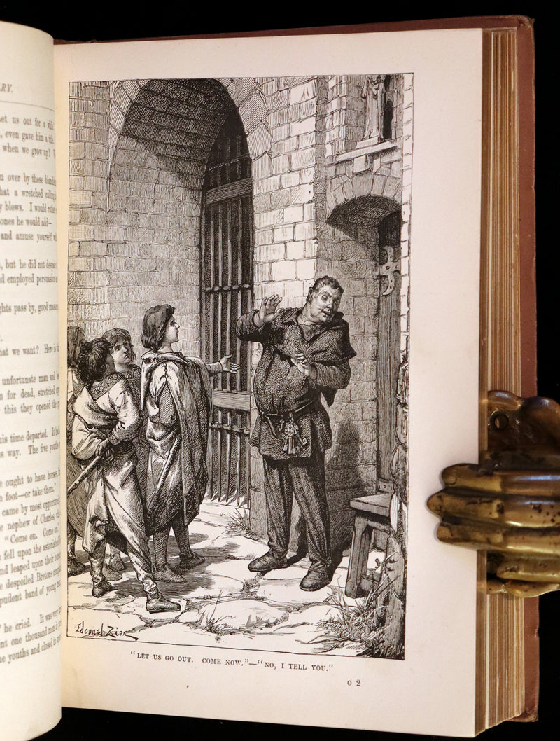 1891 Scarce First Edition - Chivalry by Leon Gautier. Illustrated.