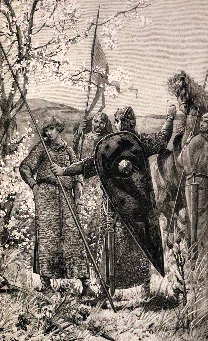 1891 Scarce First Edition - Chivalry by Leon Gautier. Illustrated.