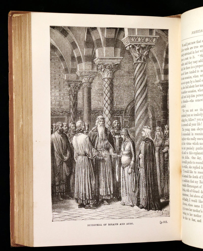 1891 Scarce First Edition - Chivalry by Leon Gautier. Illustrated.