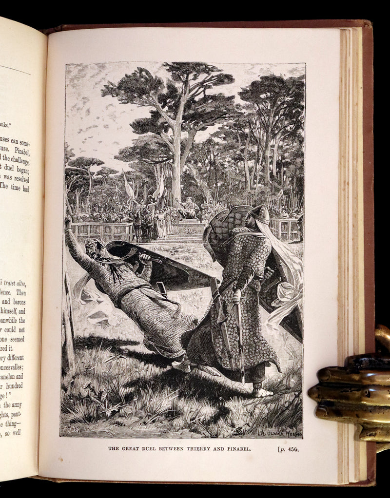 1891 Scarce First Edition - Chivalry by Leon Gautier. Illustrated.