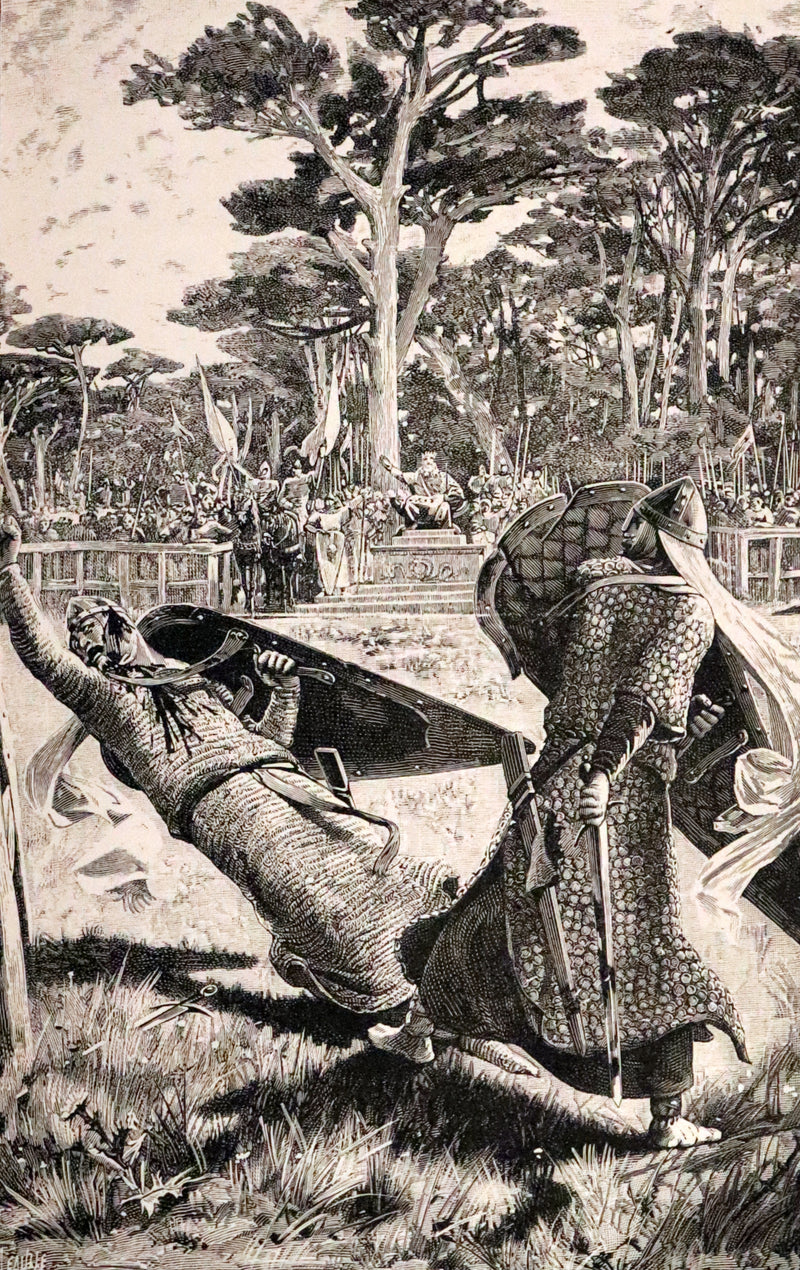 1891 Scarce First Edition - Chivalry by Leon Gautier. Illustrated.