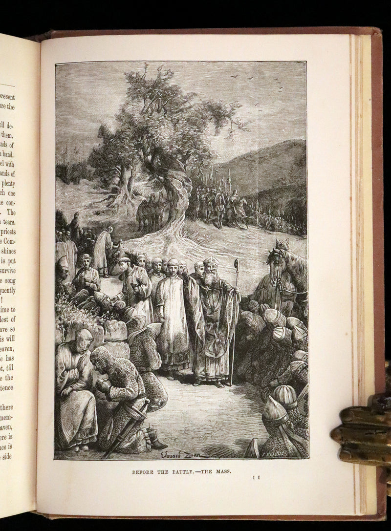 1891 Scarce First Edition - Chivalry by Leon Gautier. Illustrated.