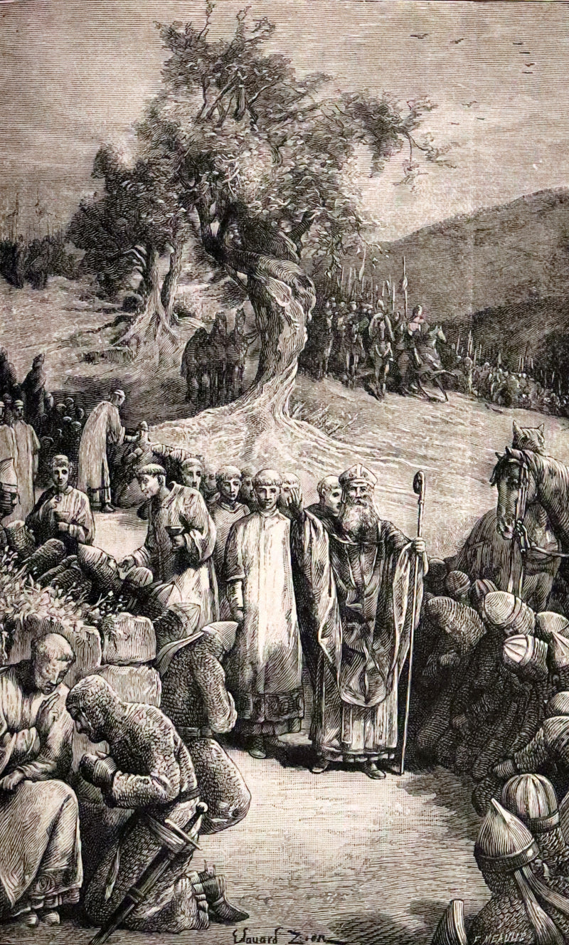 1891 Scarce First Edition - Chivalry by Leon Gautier. Illustrated.