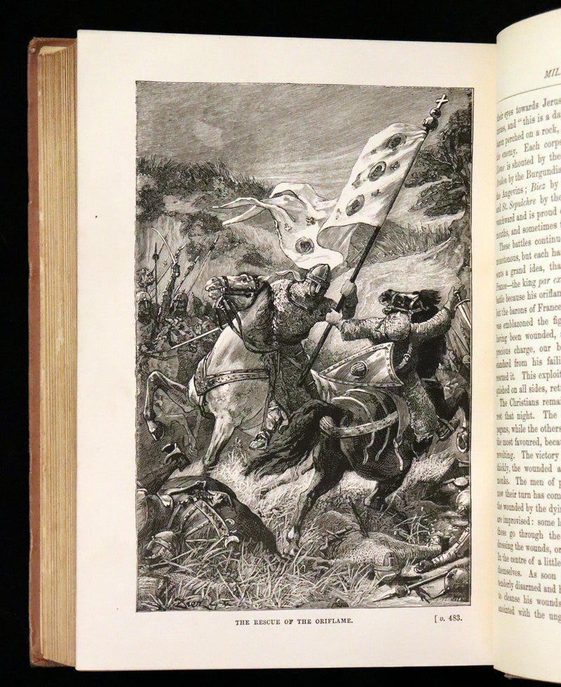 1891 Scarce First Edition - Chivalry by Leon Gautier. Illustrated.