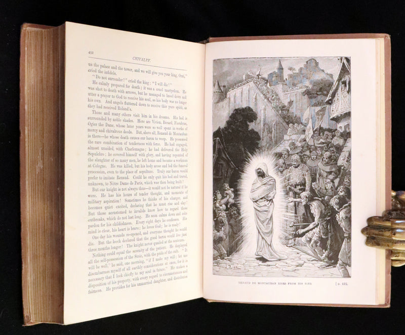1891 Scarce First Edition - Chivalry by Leon Gautier. Illustrated.